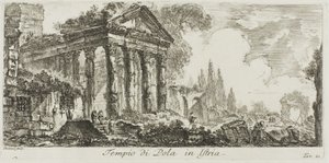 Tempel von Pola in Istrien, Tafel 21 aus Einige Ansichten von Triumphbögen und anderen Denkmälern