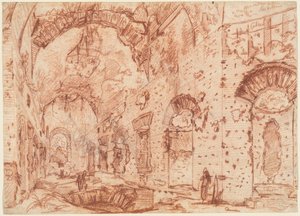 Der "Canopus" der Villa Adriana in Tivoli von Giovanni Battista Piranesi