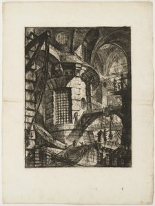 Der Runde Turm, Platte 3 aus Imaginäre Gefängnisse von Giovanni Battista Piranesi
