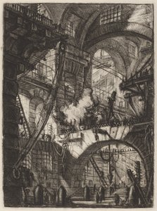 Das rauchende Feuer von Giovanni Battista Piranesi