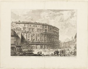 Das Theater des Marcellus, aus Ansichten von Rom