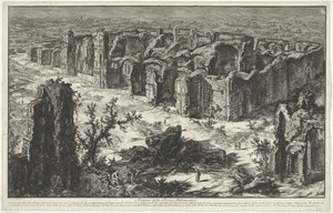 Thermen von Caracalla in Rom von Giovanni Battista Piranesi