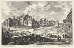 Thermen des Diokletian in Rom von Giovanni Battista Piranesi