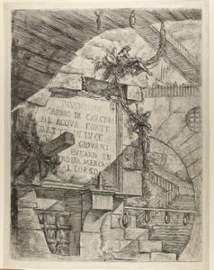 Titelseite aus Imaginäre Gefängnisse von Giovanni Battista Piranesi