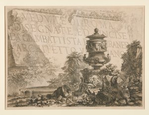 Titelseite: Vedute di Roma Disegnate ed Incise da Giambattista Piranesi Architetto Veneziano von Giovanni Battista Piranesi