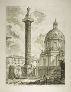 Trajanssäule, aus Ansichten von Rom