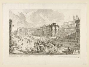 Veduta di Piazza di Spagna, aus Vedute di Roma