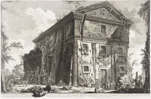 Ansicht des Bacchustempels, 1760-78 von Giovanni Battista Piranesi