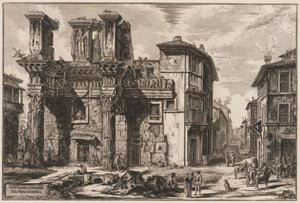 Ansichten von Rom: Forum von Nerva von Giovanni Battista Piranesi