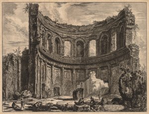 Ansichten von Rom: Überreste des Apollo-Tempels in der Nähe der Villa Hadriana von Giovanni Battista Piranesi