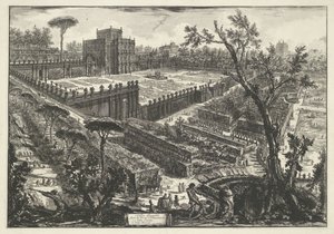 Villa Doria Pamphili in Rom (Gezichten op Rome) von Giovanni Battista Piranesi