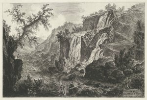 Wasserfälle in Tivoli von Giovanni Battista Piranesi