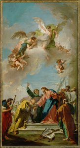 Christus übergibt die Schlüssel an Sankt Peter von Giovanni Battista Pittoni