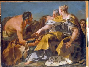 Dido baut Karthago von Giovanni Battista Pittoni