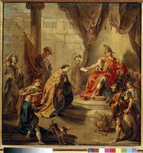 Kaiser Honorius macht Constantius zu seinem Mitregenten von Giovanni Battista Pittoni