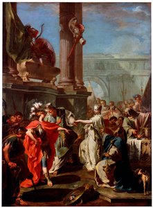 Das Opfer der Polyxena von Giovanni Battista Pittoni the Younger