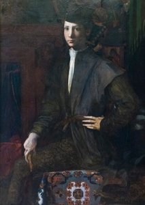 Porträt eines jungen Mannes von Giovanni Battista Rosso Fiorentino