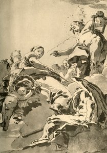 Apollo, die Musen und Chronos, um 1730, 1928