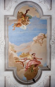 Decke der Eingangshalle in der Palazzina, 1757 von Giovanni Battista Tiepolo