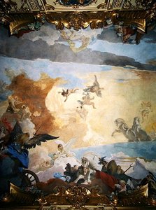 Detail aus dem Lauf der Sonne, 1740 von Giovanni Battista Tiepolo