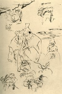 Figuren und Köpfe von Orientalen, Mitte des 18. Jahrhunderts, 1928