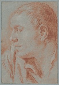 Kopf eines jungen Mannes im Profil von Giovanni Battista Tiepolo