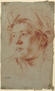 Kopf eines Jugendlichen mit Hut von Giovanni Battista Tiepolo
