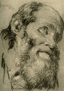 Kopf eines alten Mannes, ca. 1755, 1928 von Giovanni Battista Tiepolo