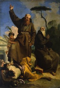 Heiliger Fidelis von Sigmaringen und Heiliger Joseph von Leonessa von Giovanni-Battista Tiepolo