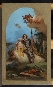 Heiliger Josef mit dem Christkind, 1767 von Giovanni Battista Tiepolo