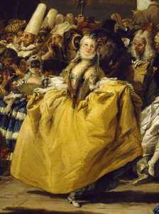 Karnevalsszene oder Das Menuett von Giovanni Battista Tiepolo