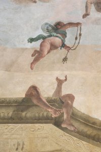 Der Fall der Dämonen, Geschichten von Scipio, Detail, 1731 (Detail)