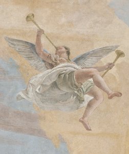 Der Fall der Dämonen, Geschichten von Scipio, (Detail), 1731 von Giovanni Battista Tiepolo