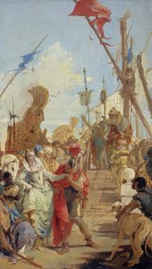 Das Treffen von Antonius und Kleopatra