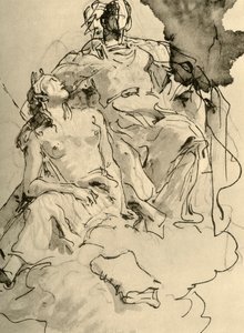 Zwei Frauen, Mitte des 18. Jahrhunderts, 1928