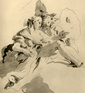 Zephyr und Flora, Mitte 18. Jahrhundert, 1928