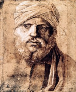 Porträt eines Mannes mit Turban von Giovanni Bellini