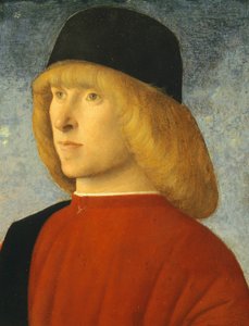 Porträt eines jungen Senators, von Giovanni Bellini (1431-36 - 1516), ca. 1485-1490 von Giovanni Bellini