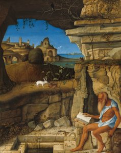 Der heilige Hieronymus beim Lesen