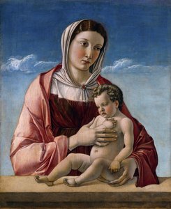 Jungfrau und Kind (Madonna Frizzoni) von Giovanni Bellini