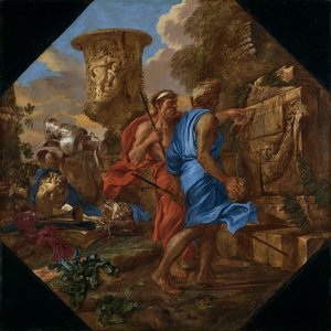 Arkadische Hirten von Giovanni Benedetto Castiglione
