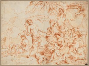 Bacchanal vor einem Herm, frühe 1660er Jahre
