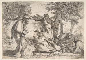 Diogenes sucht einen ehrlichen Mann, ca. 1645-47