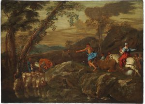 Jakobs Reise, 1633 von Giovanni Benedetto Castiglione