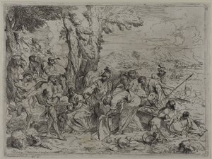 Laban durchsucht die Familienidole unter den Besitztümern von Joseph