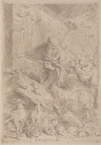 Noah und die Tiere betreten die Arche