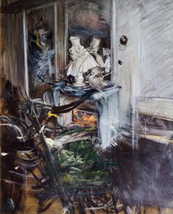 Kardinal Bernini im Atelier des Malers von Giovanni Boldini