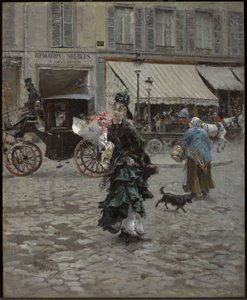 Straßenüberquerung von Giovanni Boldini