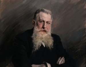Porträt von Antonio Starabba, Marchese di Rudinì, 1839-1908, 1898 von Giovanni Boldini