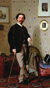 Porträt von Cristiano Banti (1824-1904)
